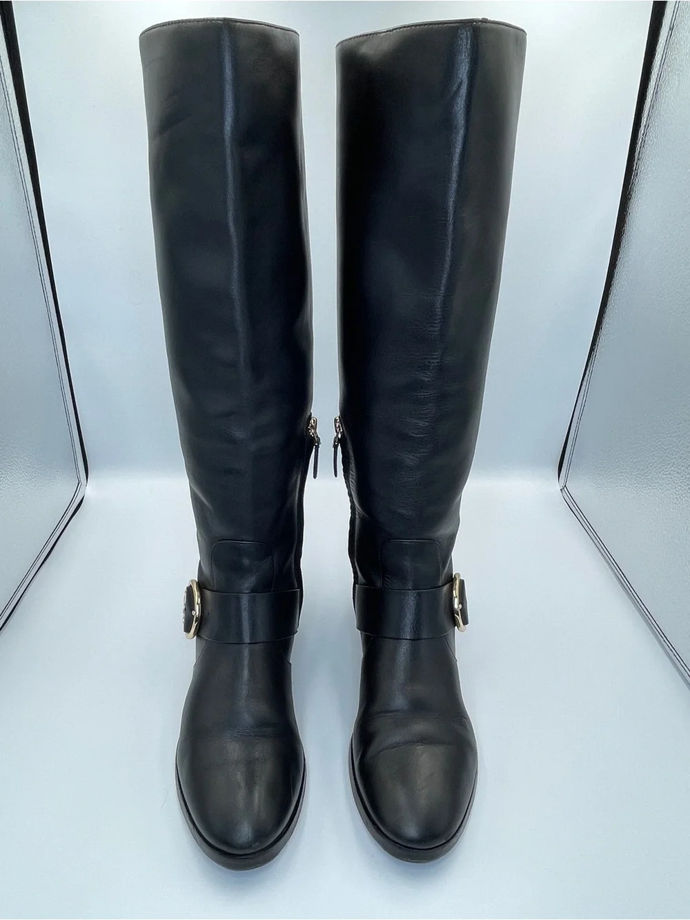 Black Tory Burch Riding Boots